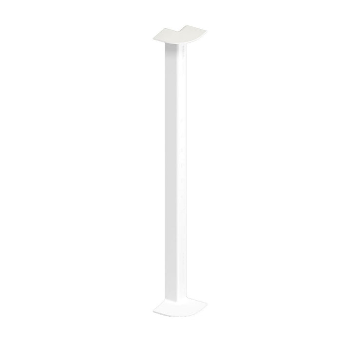 White Ash Fascia Double Ended Internal Corner Trim (450mm Length)