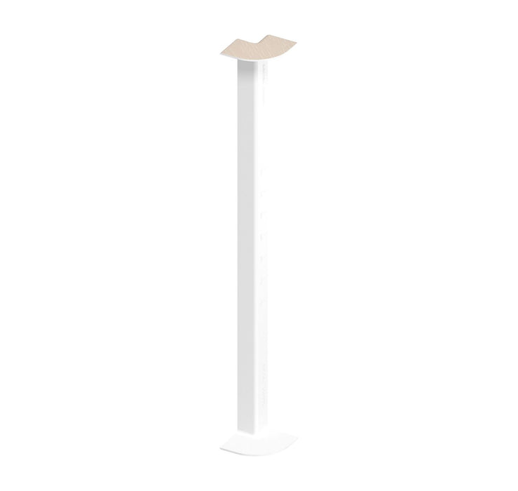 Cream White Fascia Double Ended Internal Corner Trim (450mm Length)