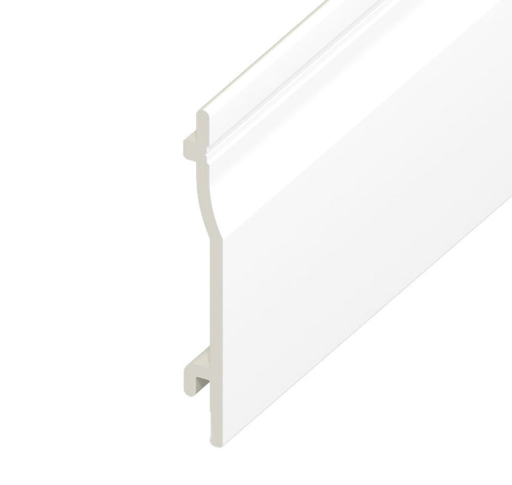 White Smooth Shiplap Cladding (5m Length)
