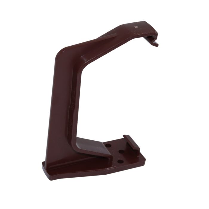 Brown Square Guttering Fascia Bracket 114mm