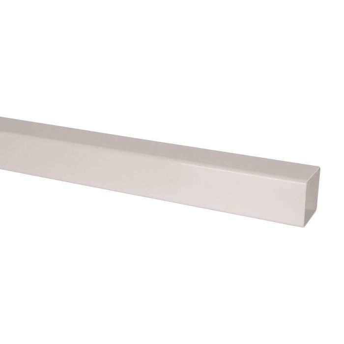 White Square Guttering Downpipe 65mm (4m Length)