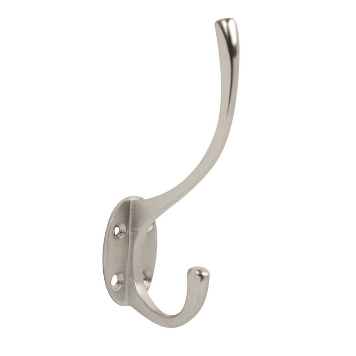Hat & Coat Hook Satin Chrome