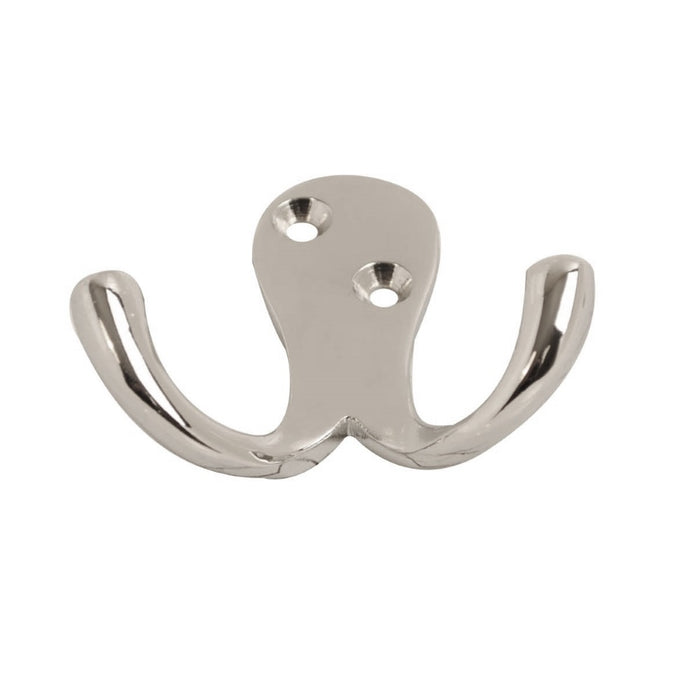 Double Robe Hook Chrome 63mm