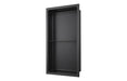 610x305mm Bathroom Niche - Matt Black