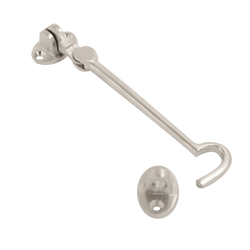 Cabin Hook Silent Pattern Satin Chrome
