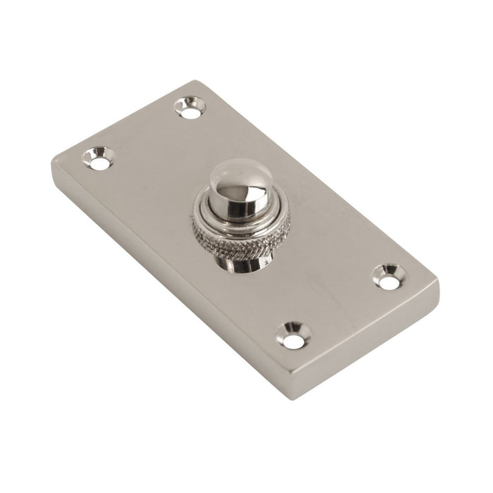 Victorian Bell Push Chrome 75mm