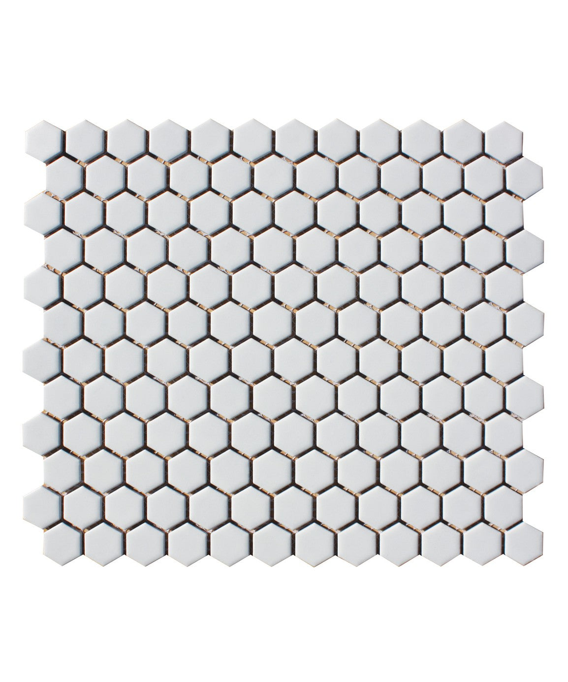 Shapes Hexagon Matt White Mosaic Tile — Trade Superstore Online