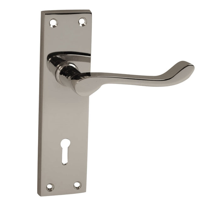 Victorian Premium Scroll Lever Chrome
