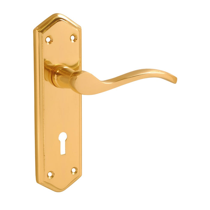 Turin Lever Brass
