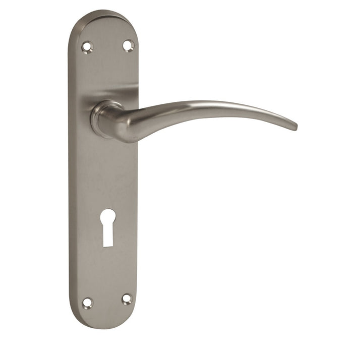 Milan Lever Satin Chrome