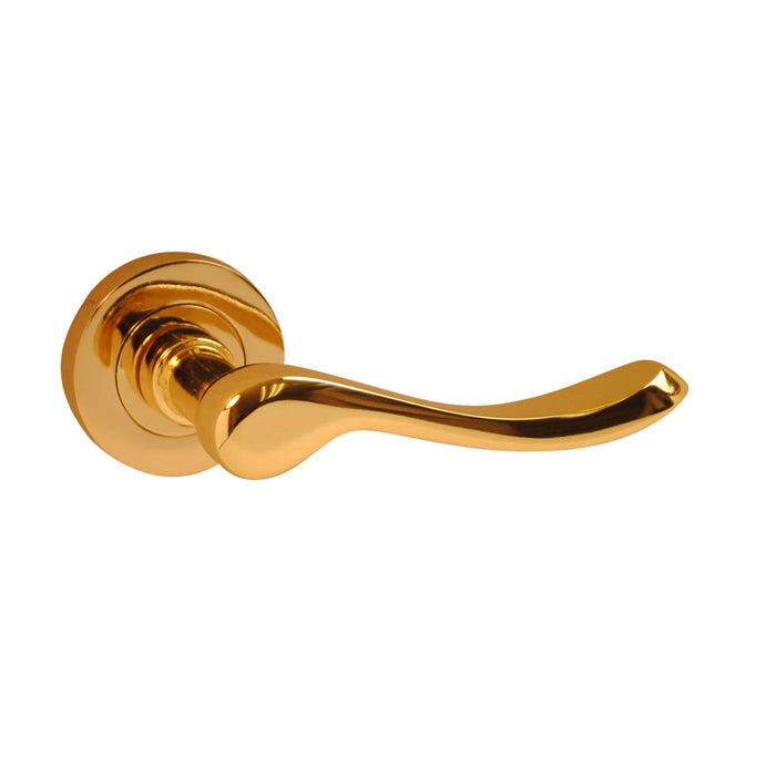 Versailles Lever on Rose Brass