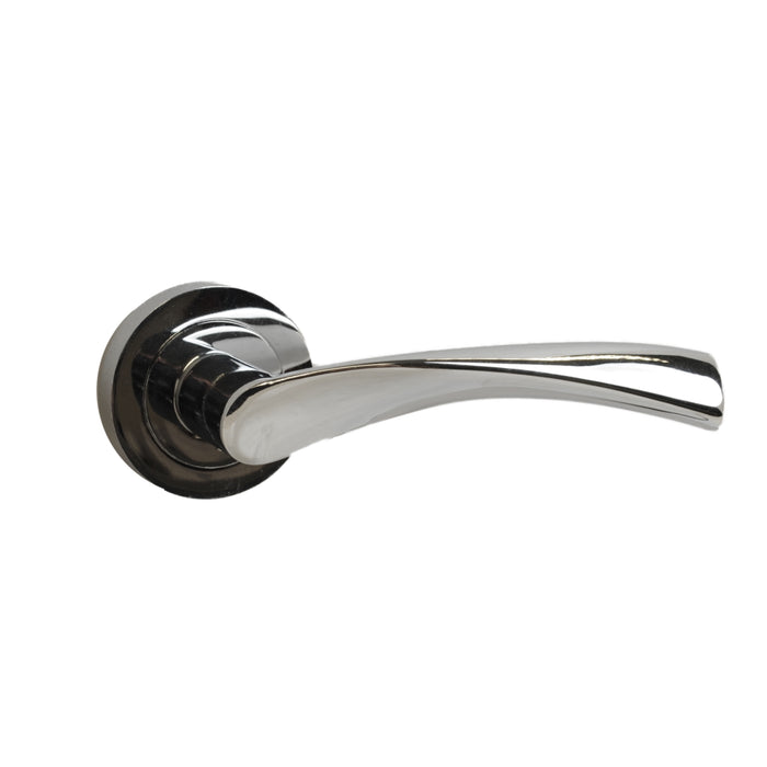 Twirl Lever on Rose Polished Chrome