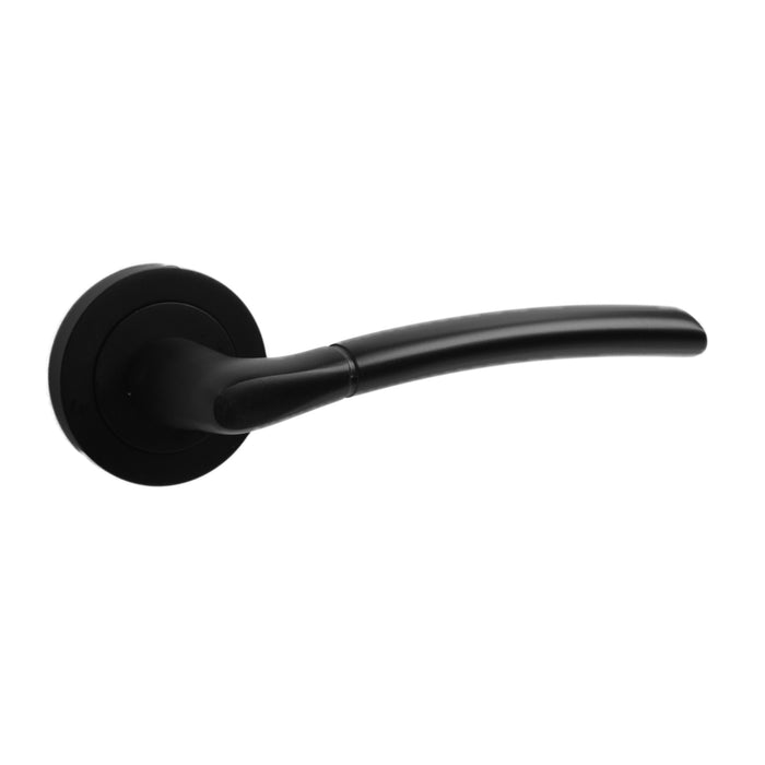 IOS Lever on Rose Matt Black