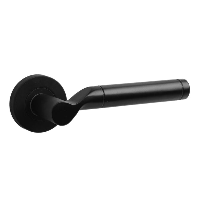 Ithaca Lever on Rose Matt Black