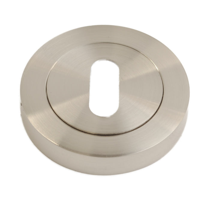 Keyhole Escutcheon Satin Nickel
