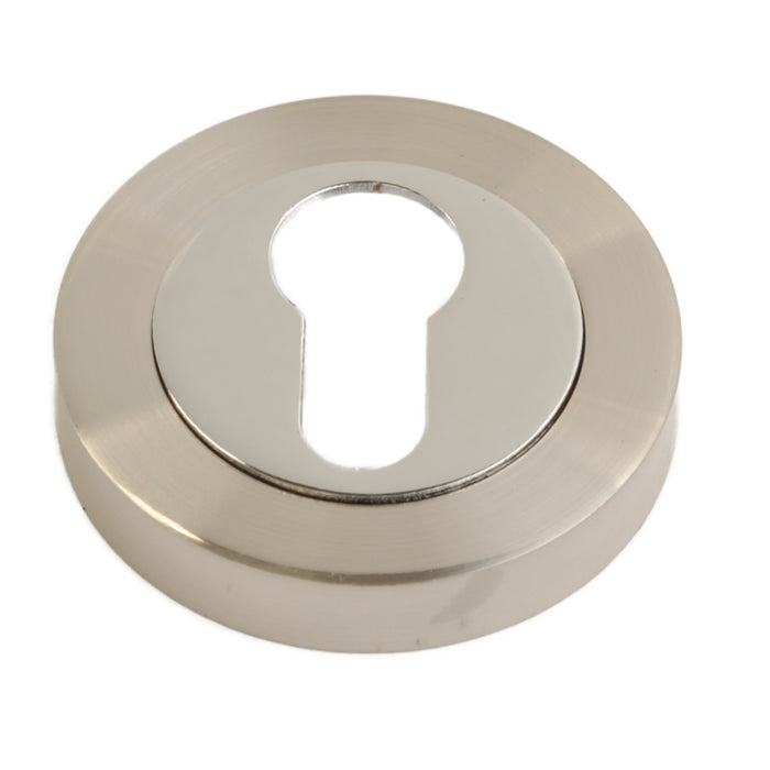Euro Escutcheon Chrome/Satin Chrome