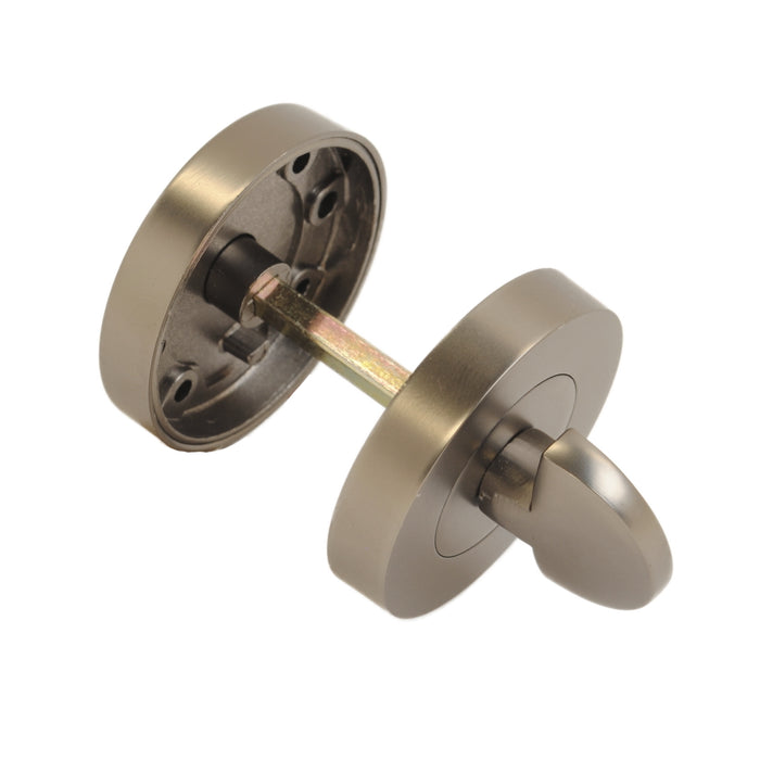 Bathroom Turn Escutcheon Gun Metal