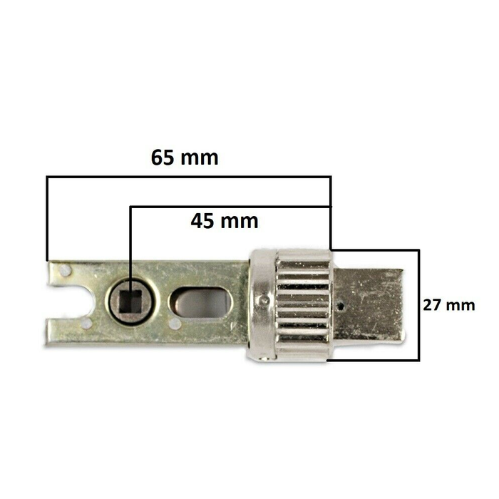 Quick Latch - Budget Tubular Deadbolt 63mm Nickel Plated