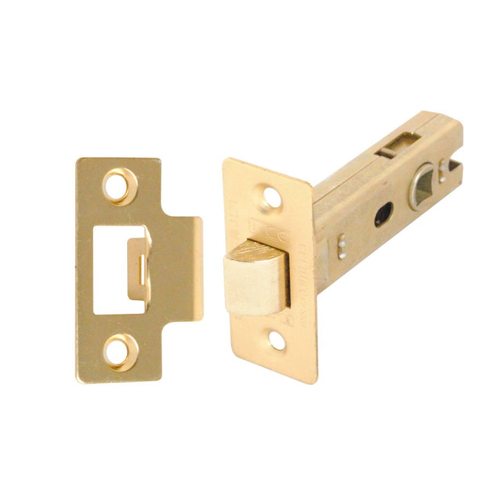 Tubular Latch (Bolt Through) CE Rated Electro Brass Plated