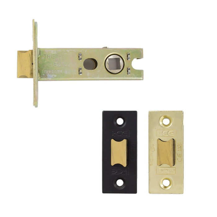 Architectural Tubular Latch CE Rated Electro Brass/Black
