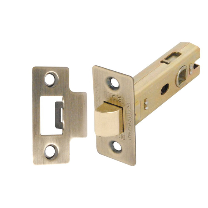 Tubular Latch (Bolt Through) CE Rated Antique Brass