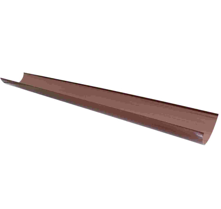 Brown Half Round Gutter 112mm (4m Length)