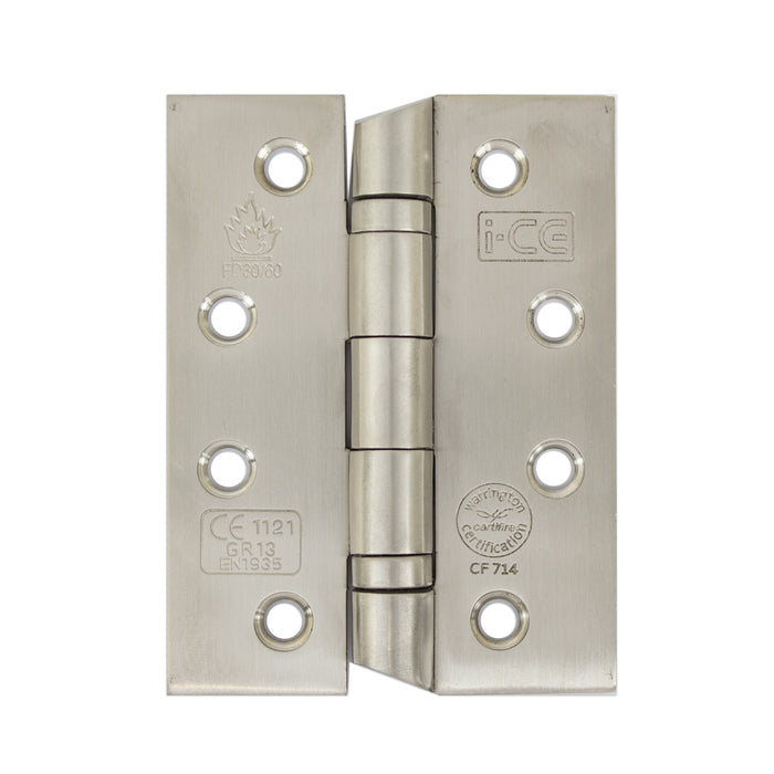 Stainless Steel Ball bearing Anti Ligature Hinge 100mm CE13 Rated Satin