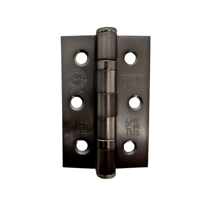 Mild Steel Ball Bearing Hinge 76mm CE/UKCA7 Rated Gun Metal