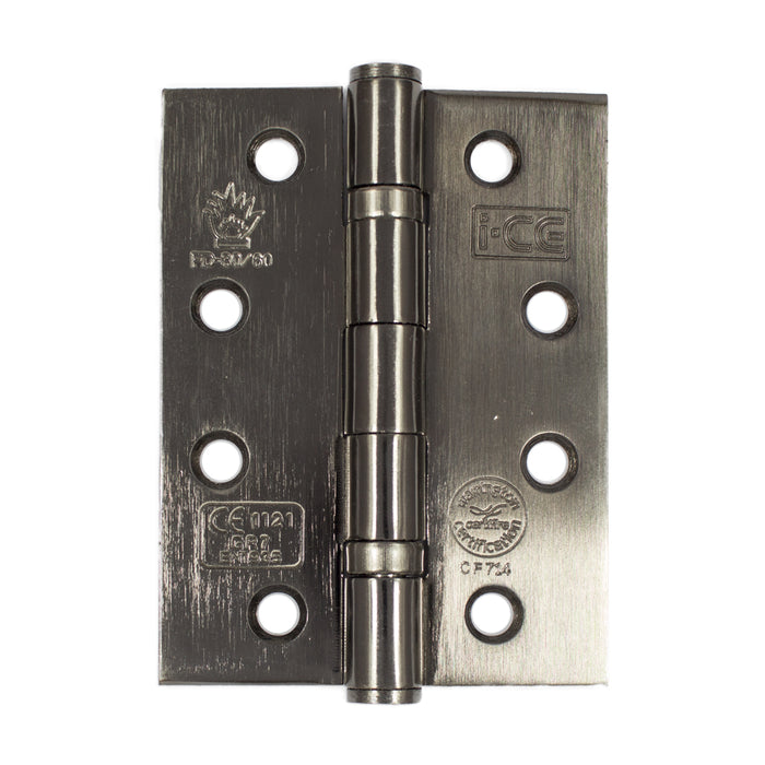Mild Steel Ball Bearing Hinge 100mm CE7 Rated Florentine Bronze