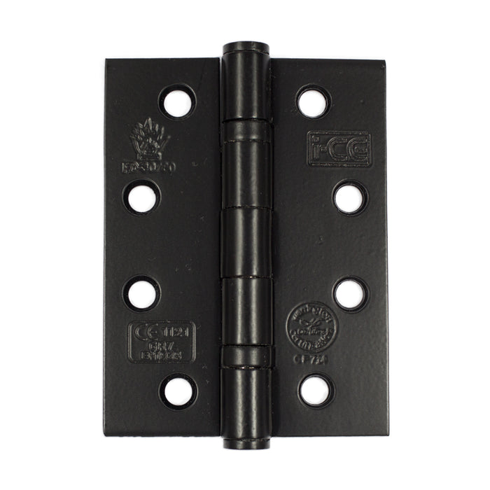 Mild Steel Ball Bearing Hinge 100mm CE7 Rated Black
