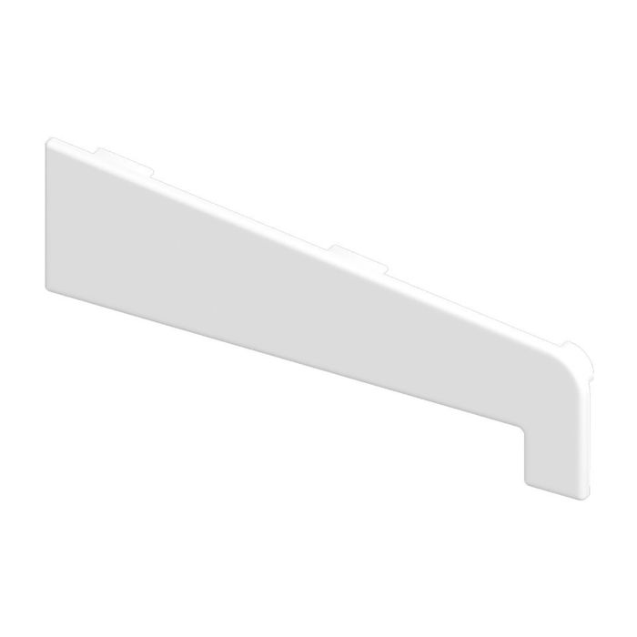 White uPVC Window Cill End Caps 125mm (Pack of 2)