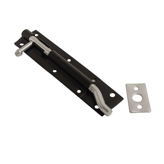 Steel tower Bolt Necked Black