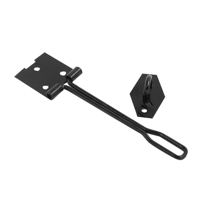 Hasp & Staple Wire Black