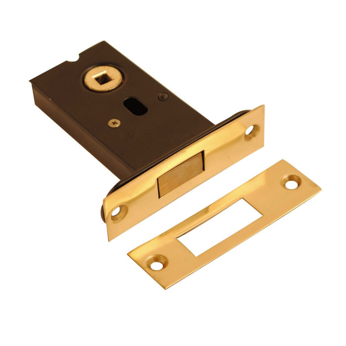 Deadbolt Polished Brass 78mm