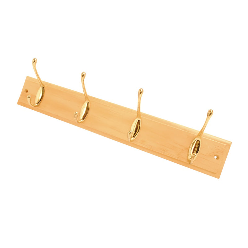 Hat & Coat Rack Pine - 4 hook EB