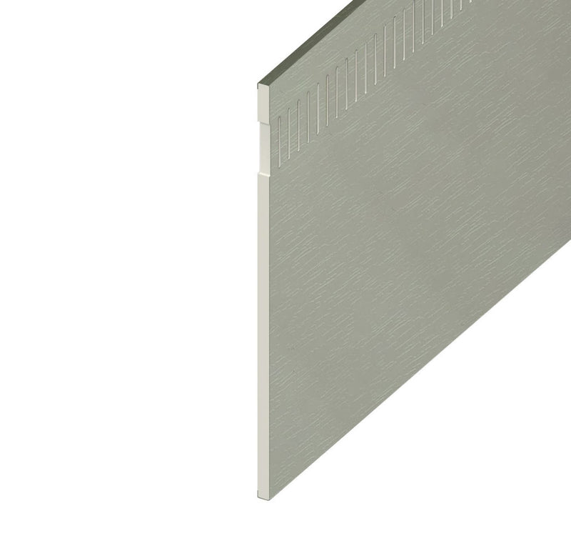 Agate Grey Woodgrain Vented Soffit Board (5m Length)