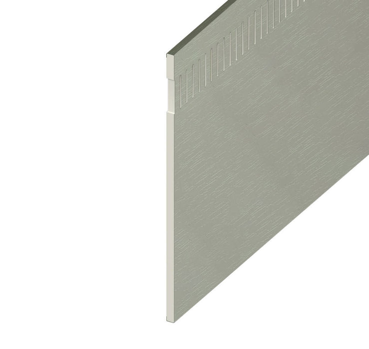 Agate Grey Woodgrain Vented Soffit Board (5m Length)