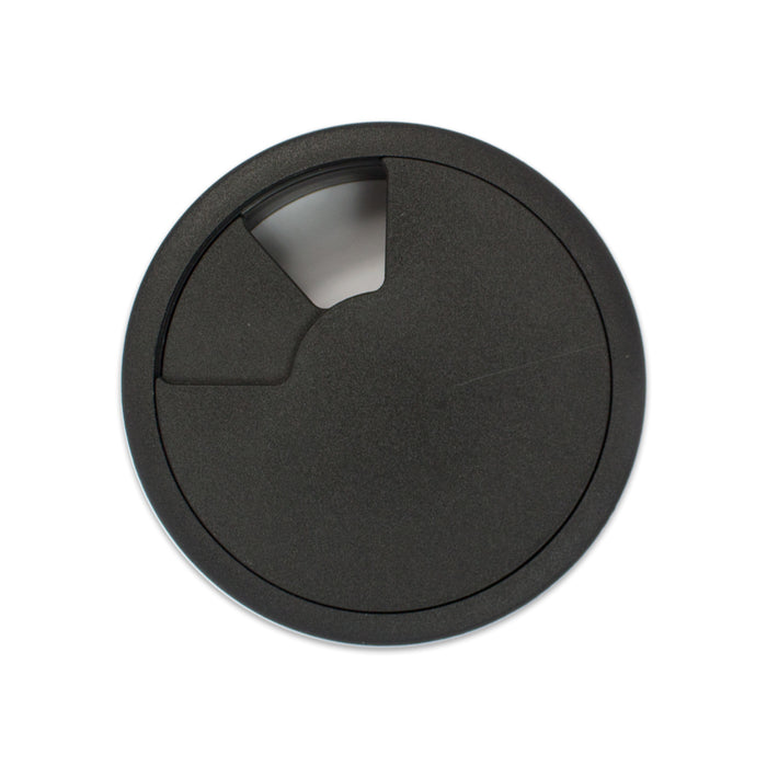 Cable tidy Desk insert Grommet Black
