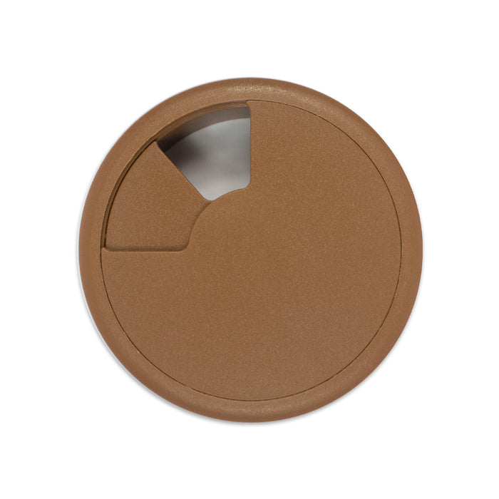 Cable tidy Desk insert Grommet Light Brown