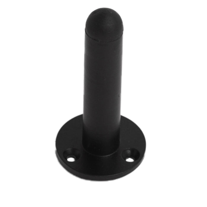 Projection Door Stop Matt Black 75mm