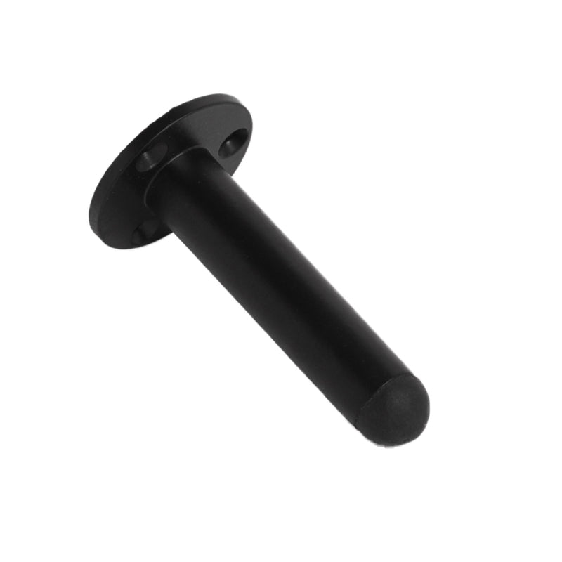 Projection Door Stop Matt Black 63mm