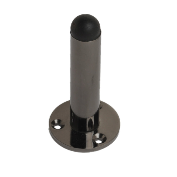 Projection Door Stop Black Nickel 75mm