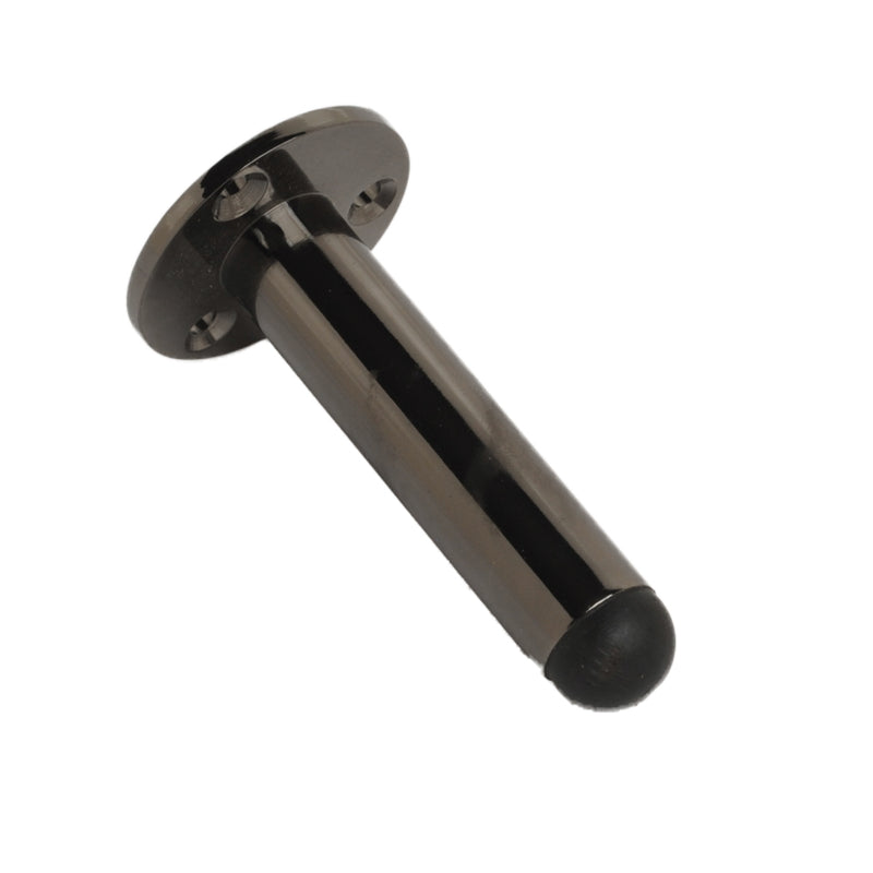Projection Door Stop Black Nickel 75mm