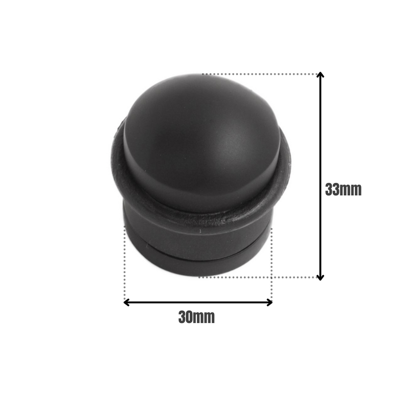 Floor Mounted Door Stop Matt Black