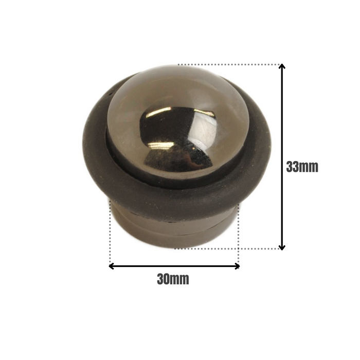 Floor Mounted Door Stop Black Nickel