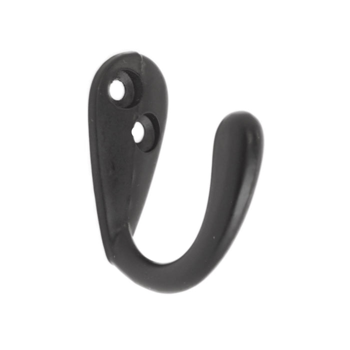Single Robe Hook Matt Black