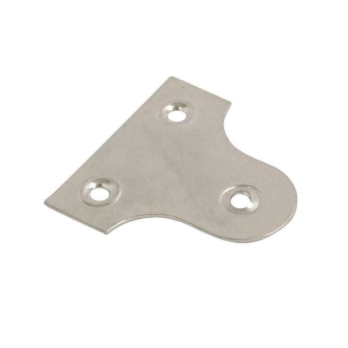 Glass Plate Plain Chrome