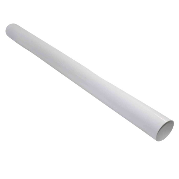 White Round Guttering Downpipe 68mm (5.5 Length)