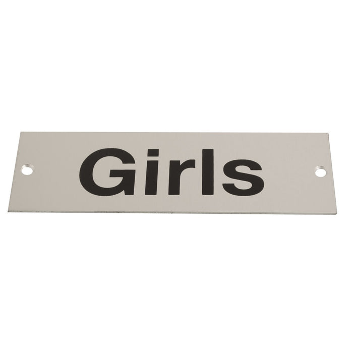 Sign Screen Printed Girls SAA