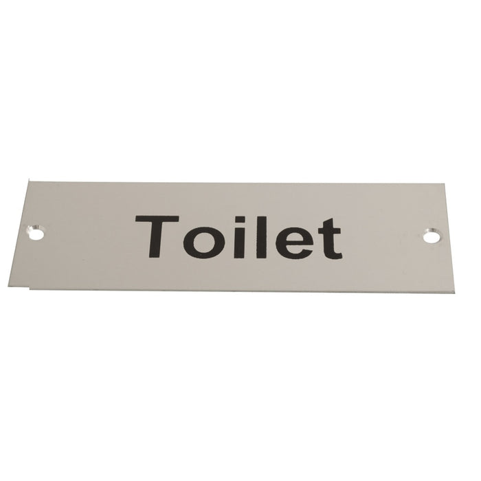 Sign Screen Printed Toilet SAA